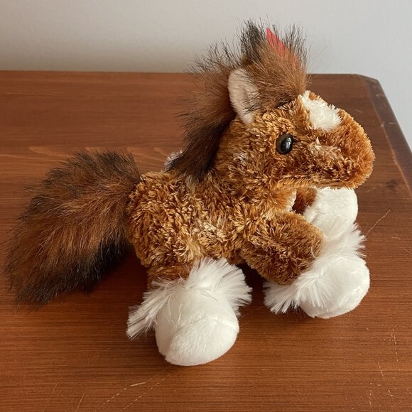 Aurora Mini Flopsie Clyde Horse Plush - Picture 2 of 6